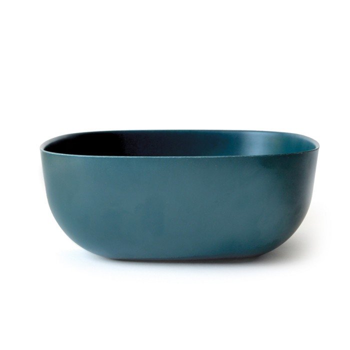 Salad bowl square green 28 cm Gusto Unica Terra