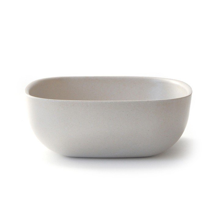 Salad bowl square grey 28 cm Gusto Unica Terra