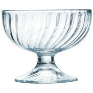 Ice cream bowl round transparent glass Ø 10 cm Sorbet Arcoroc
