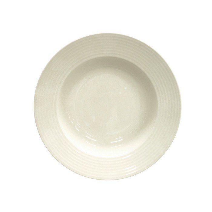 Soup plate round ivory porcelain Ø 23 cm Rondo Rak