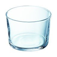 Cup with lid round transparent glass tempered Ø 8.2 cm Onctuose Arcoroc