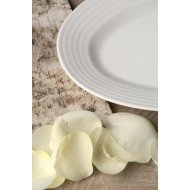 Soup plate round ivory porcelain Ø 30 cm Rondo Rak