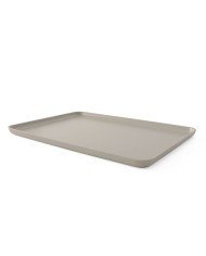 TRAY RECTANGULAR STONE L45 X W33 X H2CM BAMBOO FIBREWARE EAT FRESO NAT SPIRIT