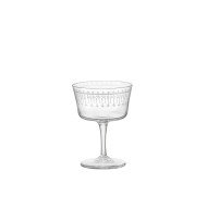 Fizz cocktail glass 22 cl Novecento Art Deco Bormioli Rocco