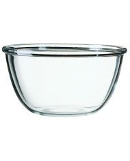 Salad bowl round transparent glass tempered Ø 24 cm Cocoon Luminarc