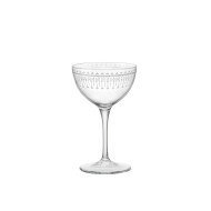 Martini cocktail glass 23.5 cl Novecento Art Deco Bormioli Rocco