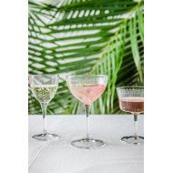 Martini cocktail glass 23.5 cl Novecento Art Deco Bormioli Rocco