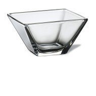 Dish square transparent glass 8 cm Torcello Vidivi