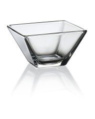 Dish square transparent glass 14 cm Torcello Vidivi