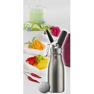 Chantilly siphon stainless steel 0.5 L Ø 9.6 cm 31.3 cm Pro.cooker