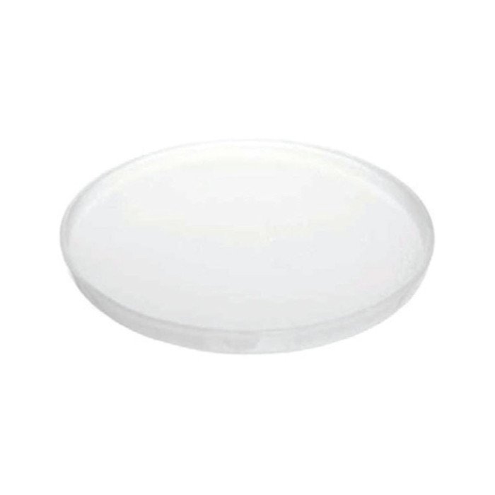 FLAT PLATE ROUND WHITE ROUND Ø26.5CM H2CM GLASS MY GLASS STUDIO