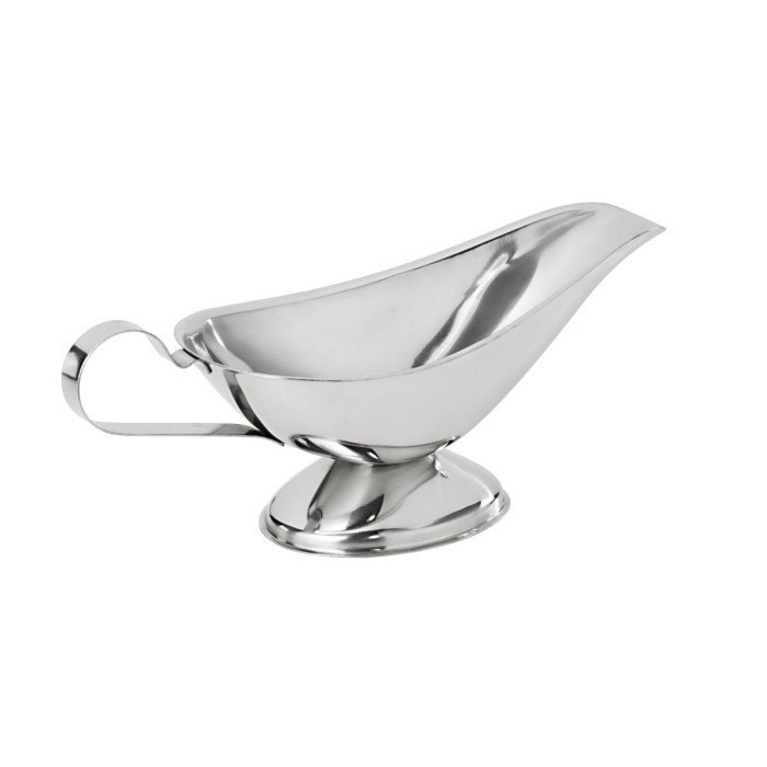 Sauce boat oval stainless steel Ø 9.9 cm
