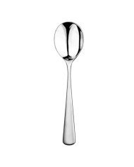 SOUP SPOON ROUND THICK. 4.5MM STAINLESS STEEL MAHOGANY STUDIO WILLIAM