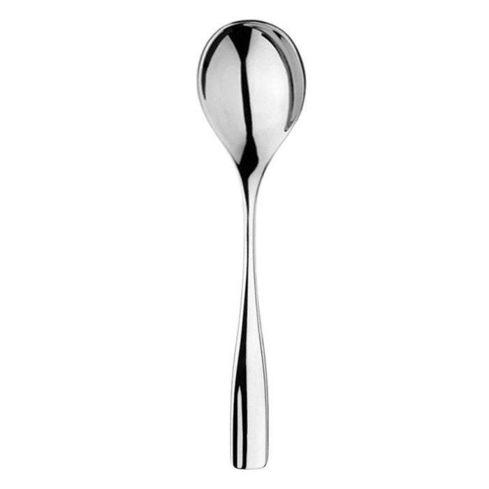 SOUP SPOON ROUND THICK. 3.5MM STAINLESS STEEL REDWOOD STUDIO WILLIAM