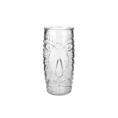 GLASS TIKI 57CL CLEAR GLASS