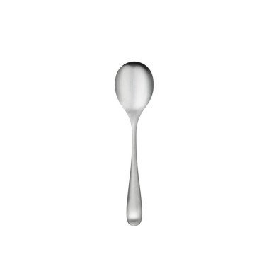 SOUP SPOON THICK. 3.0MM STAINLESS STEEL MOGANO SATIN CHARINGWORTH