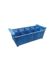 CUTLERY BASKET 8-COMPARTMENTS BLUE