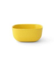 BOWL ROUNDED SQUARE LEMON L10 X W10 X H4CM 25CL BAMBOO FIBREWARE EAT GUSTO NAT SPIRIT