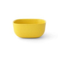 BOWL ROUNDED SQUARE LEMON L10 X W10 X H4CM 25CL BAMBOO FIBREWARE EAT GUSTO NAT SPIRIT