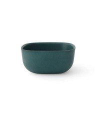 BOWL ROUNDED SQUARE BLUE ABYSS L10 X W10 X H4CM 25CL BAMBOO FIBREWARE EAT GUSTO NAT SPIRIT