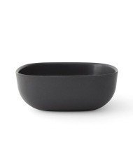 BOWL ROUNDED SQUARE BLACK L15 X W15 X H5CM 70CL BAMBOO FIBREWARE EAT GUSTO NAT SPIRIT