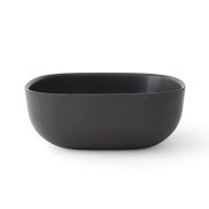 BOWL ROUNDED SQUARE BLACK L15 X W15 X H5CM 70CL BAMBOO FIBREWARE EAT GUSTO NAT SPIRIT