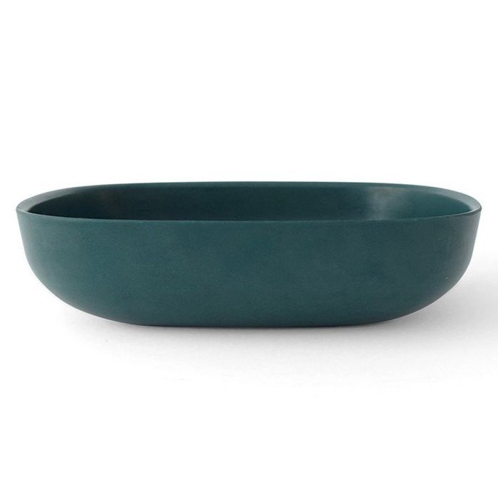 PASTA BOWL ROUNDED SQUARE BLUE ABYSS BAMBOO FIBREWARE EAT GUSTO NAT SPIRIT