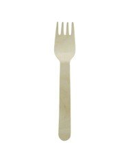 Pack of 100 forks Earth Essentials (100 units)