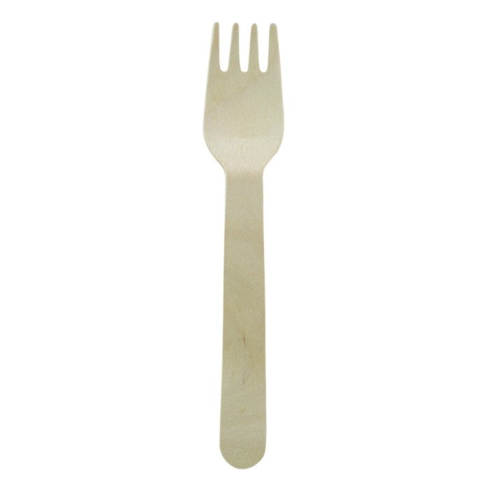 Pack of 100 forks Earth Essentials (100 units)