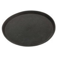 Non-slip tray polypropylene (pp) black Ø 35.5 cm