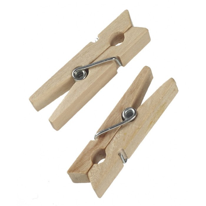 Mini clothes pegs 3.5x1x0.7 cm Solia  (200 pieces)