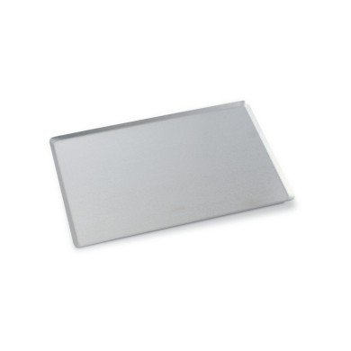 Metal patisserie sheet not perforated aluminium Pâtissier 40x30 cm 1.5 mm oblique edges De Buyer