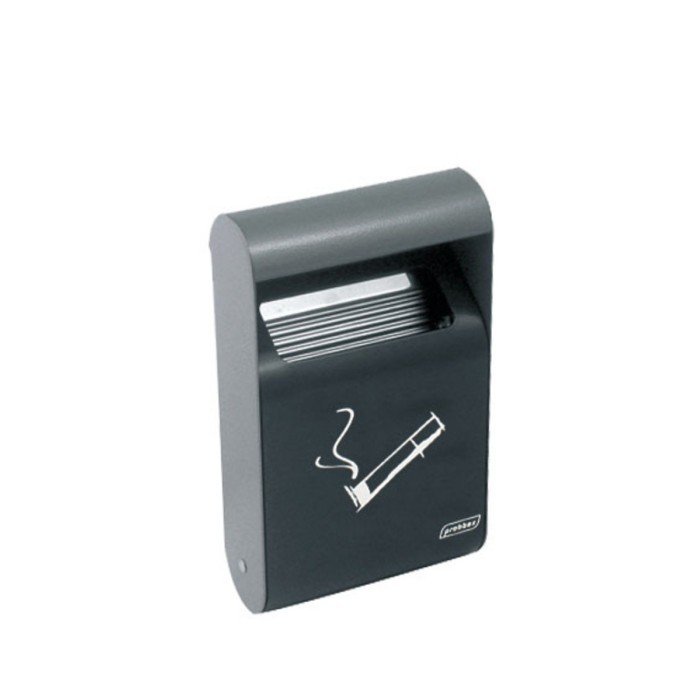 Wall-mounted ashtray steel 15.2x6.4x25.5 cm Probbax