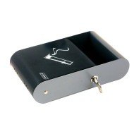 Wall-mounted ashtray steel 15.2x6.4x25.5 cm Probbax