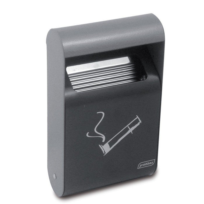 Wall-mounted ashtray steel 15.2x6.4x25.5 cm Probbax