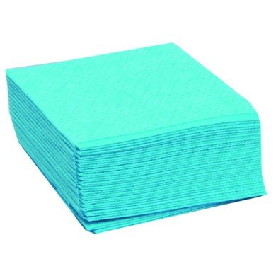 Non-woven dishcloth blue 50x35 cm (25 units)