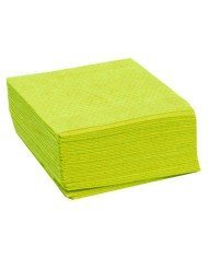 Non-woven dishcloth yellow 50x35 cm (25 units)