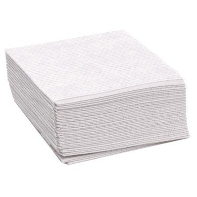 Non-woven dishcloth white 50x35 cm (25 units)