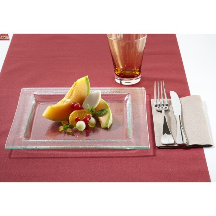 Table runner roll burgundy non-woven 0.4x24 m Lisah Pro.mundi