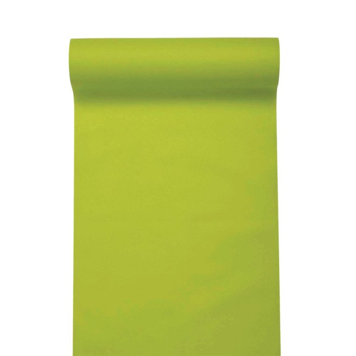 Table runner roll green apple non-woven 0.4x24 m Lisah Pro.mundi