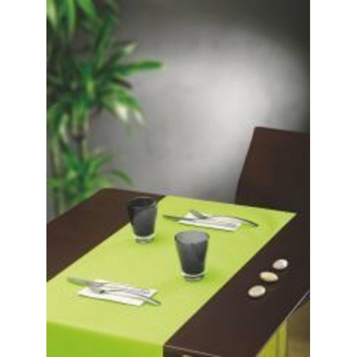 Table runner roll green apple non-woven 0.4x24 m Lisah Pro.mundi