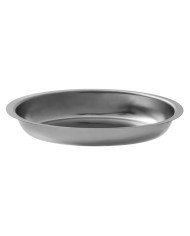 Oven dish oval grey 18/0 35x26 cm