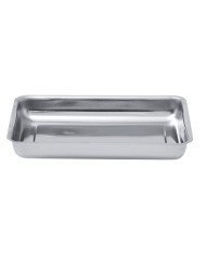 Oven dish rectangular grey stainless steel 29x21.5 cm