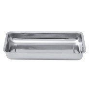 Oven dish rectangular grey stainless steel 29x21.5 cm