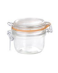 PRESERVING JAR WITH HERMETIC LID 20CL GLASS 