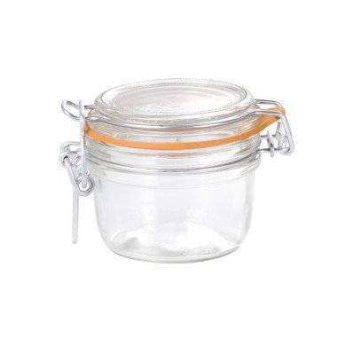 PRESERVING JAR WITH HERMETIC LID 20CL GLASS 