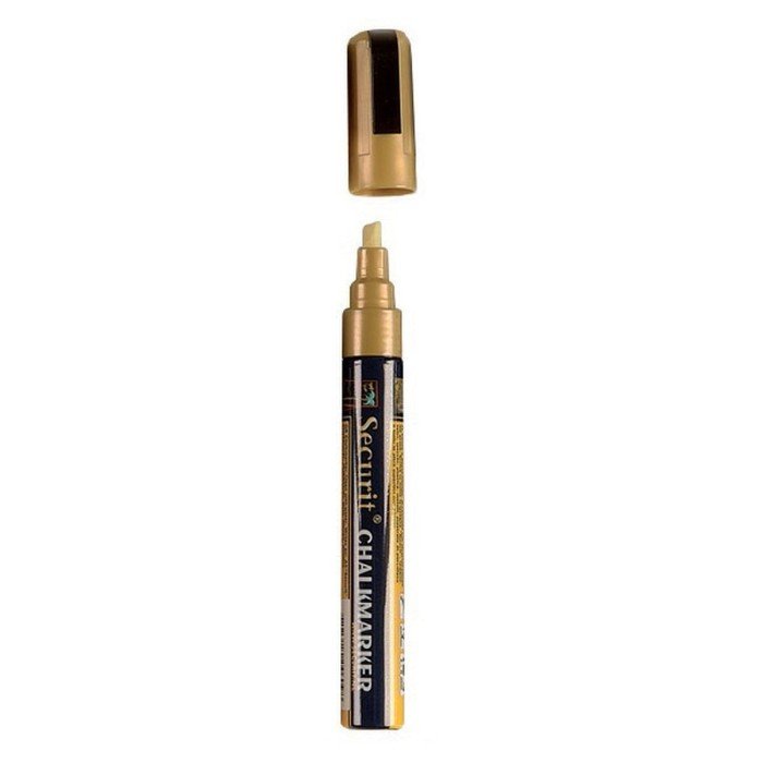 CHALK LIQUID MARKER MEDIUM 2-6MM GOLD