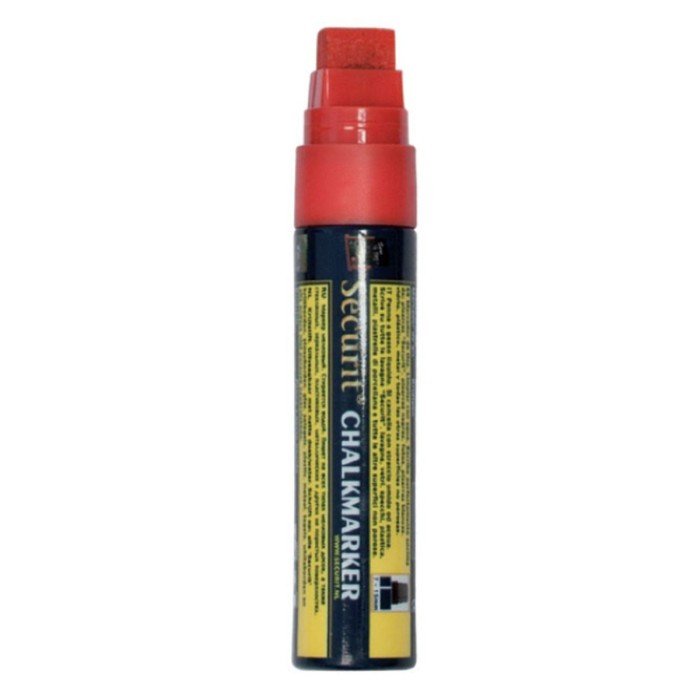 CHALK LIQUID MARKER LARGE 7-15 MM RED