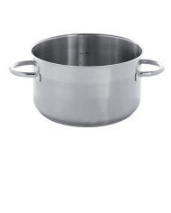 Cooking pot stainless steel Without release liner Without cover Ø 28 cm 11 cm 6.7 L Qualiplus Pro.cooker