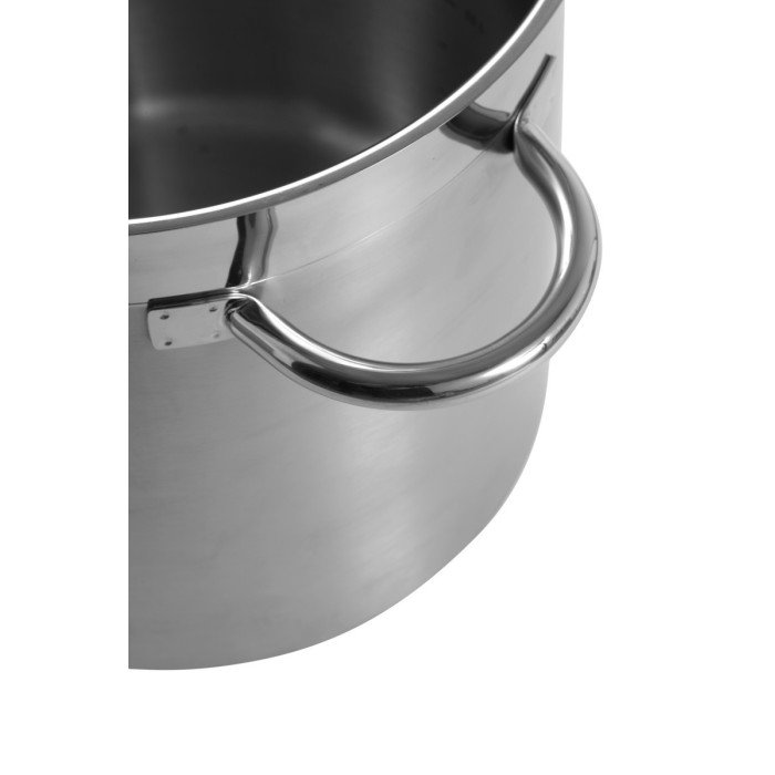 Cooking pot stainless steel Without release liner Without cover Ø 28 cm 11 cm 6.7 L Qualiplus Pro.cooker